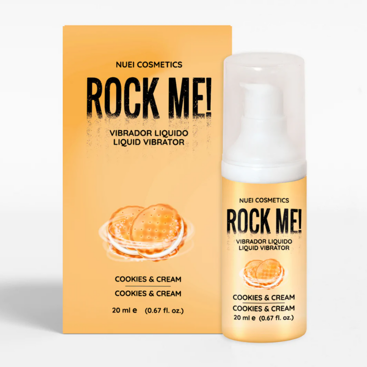 Rock Me Liquid Vibrator Cookies and Cream 0.67 fl.oz Main image