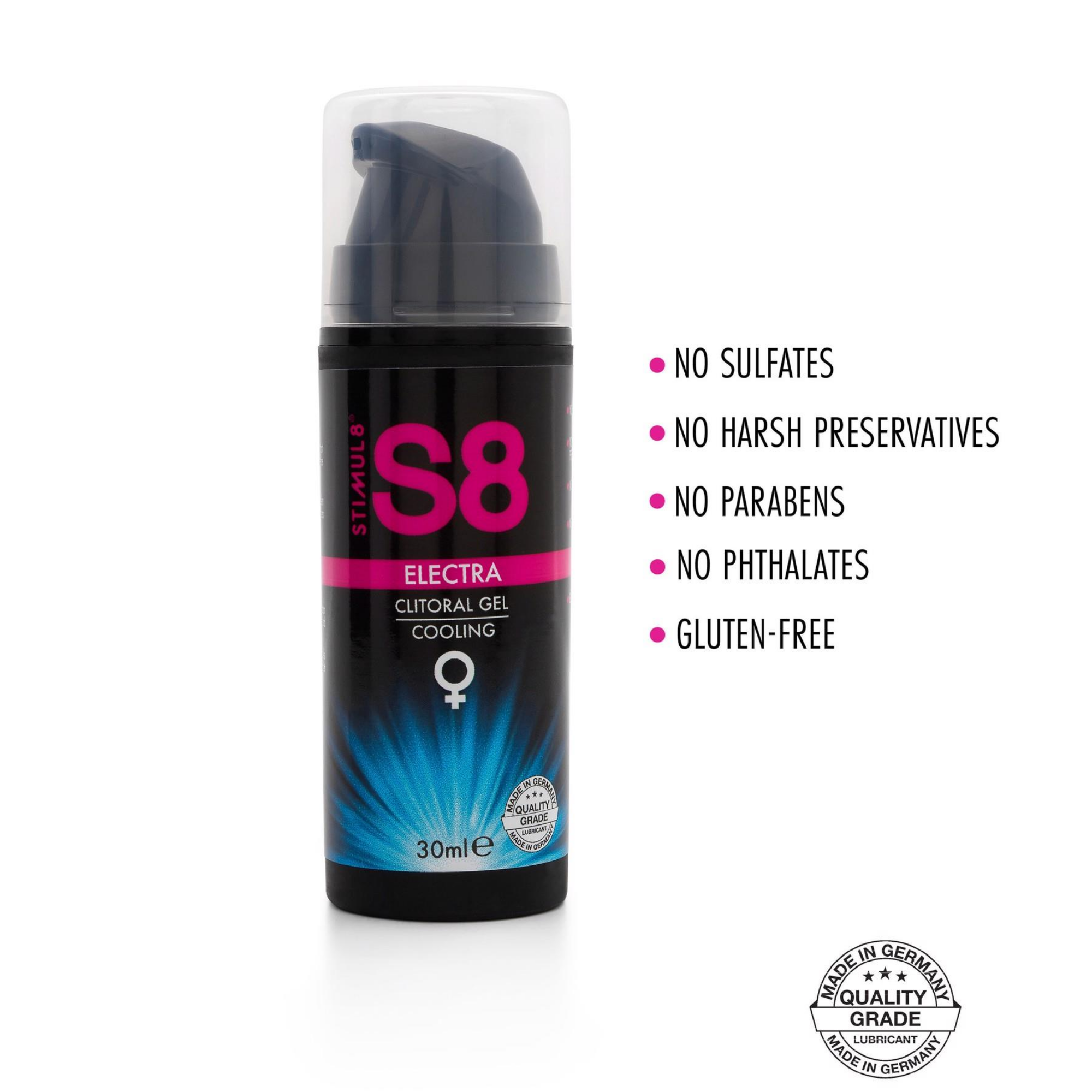S8 Electra Clitoral Cooling Gel 1 fl oz Secondary image