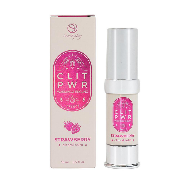 Secret Play Clit Pwr Strawberry Clitoral Balm 0.5 fl.oz