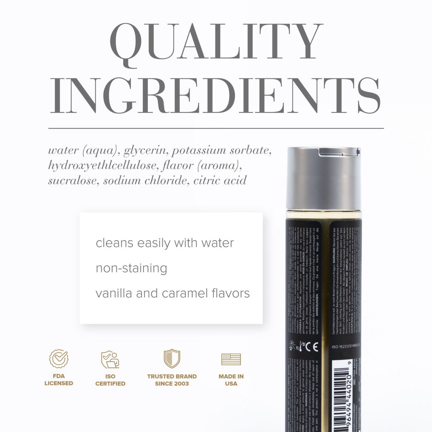 JO Gelato Creme Brulee Lubricant Water-Based