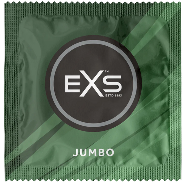 A shot of EXS Jumbo 69mm individual wrapper in a white background.