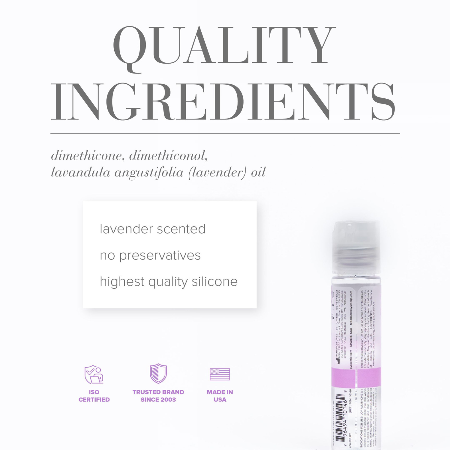 System JO All-In-One Massage Glide Lavender Fields 30ml Secondary image