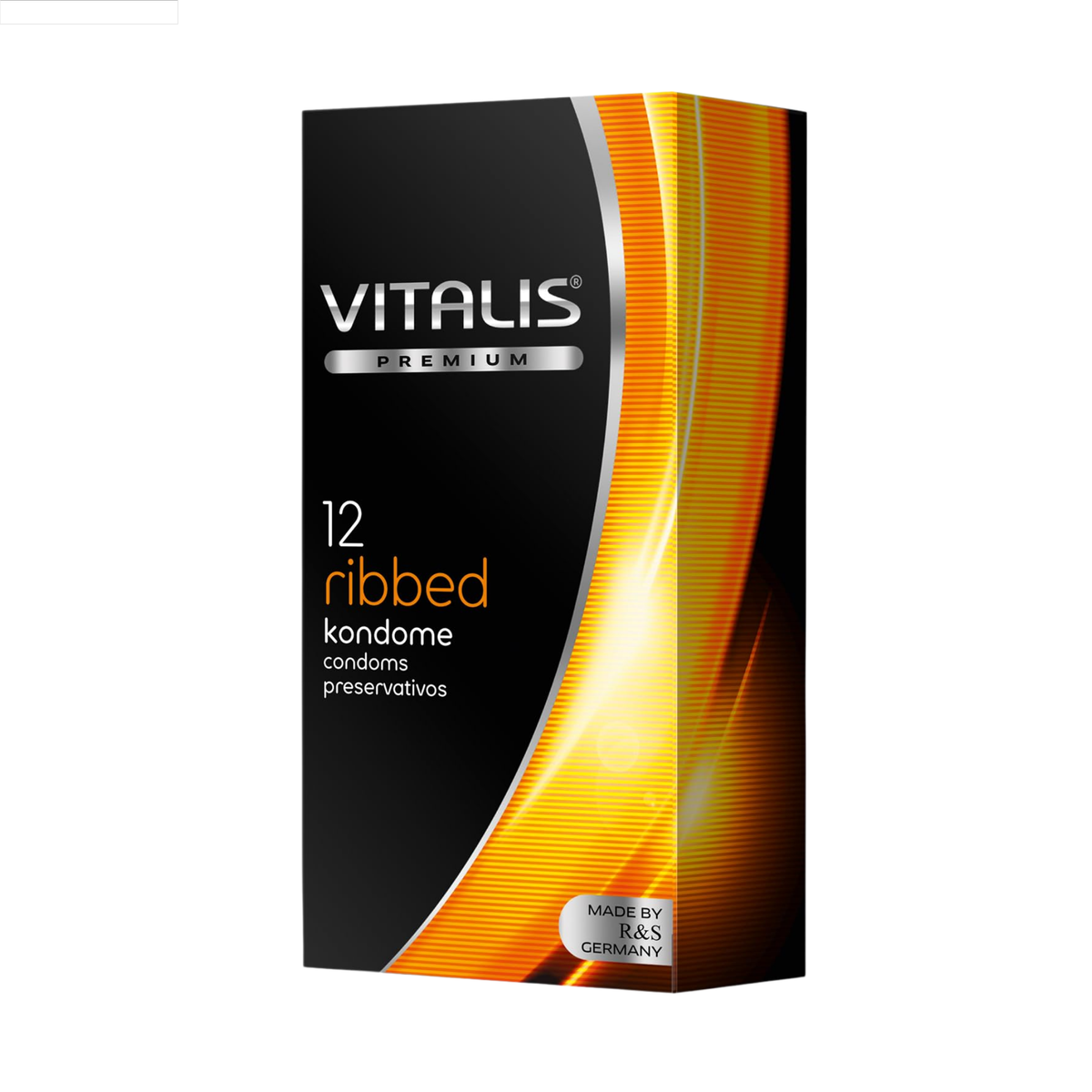 Vitalis Ribbed Box 12 | WorldCondoms Main image