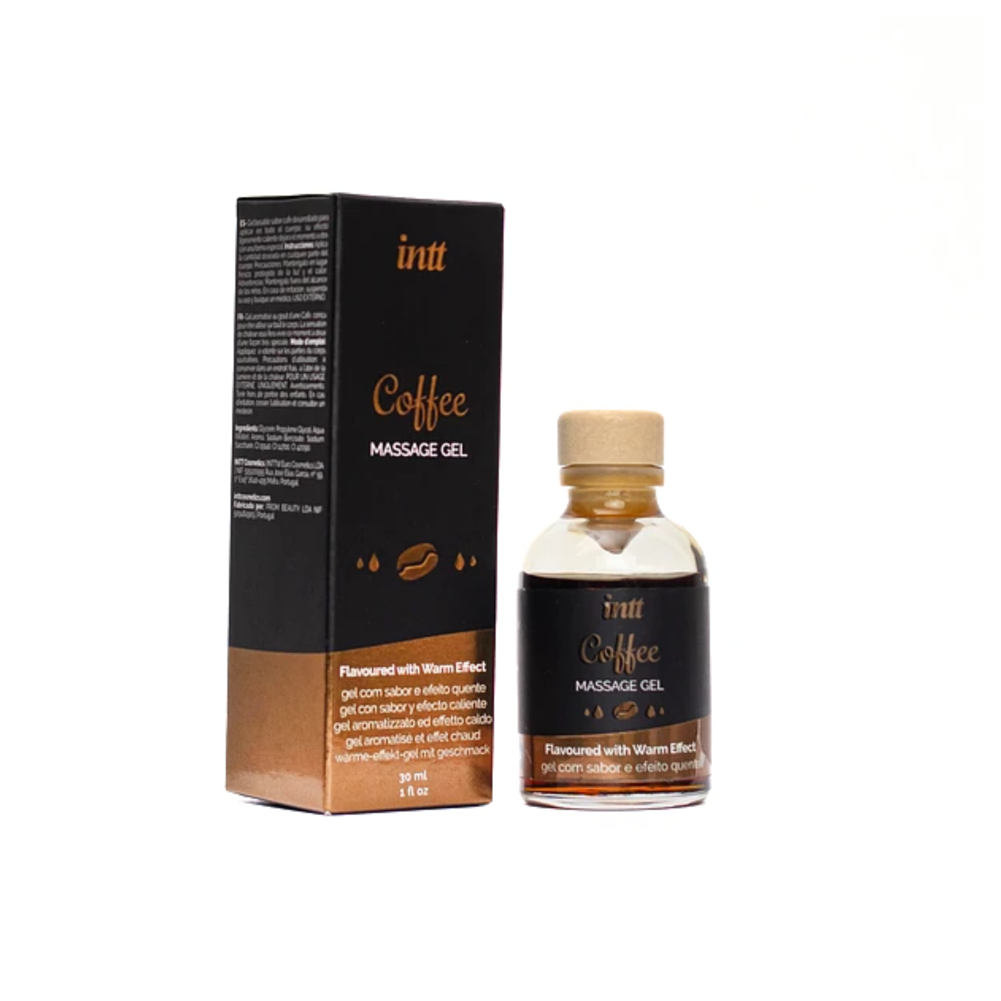 intt Coffee Kissable Massage Gel 1 fl oz Secondary image