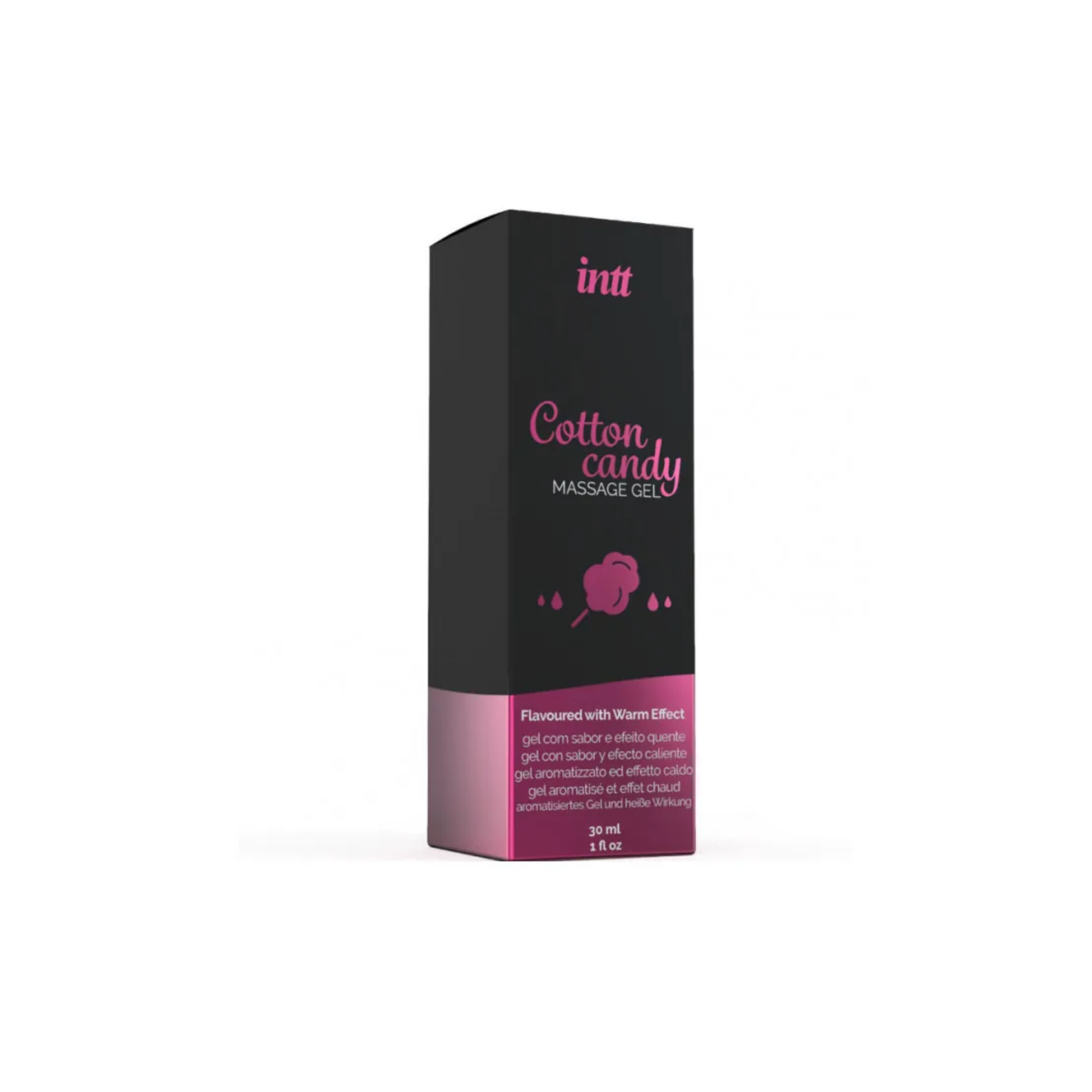 intt Cotton Candy Kissable Massage Gel 1 fl oz Secondary image