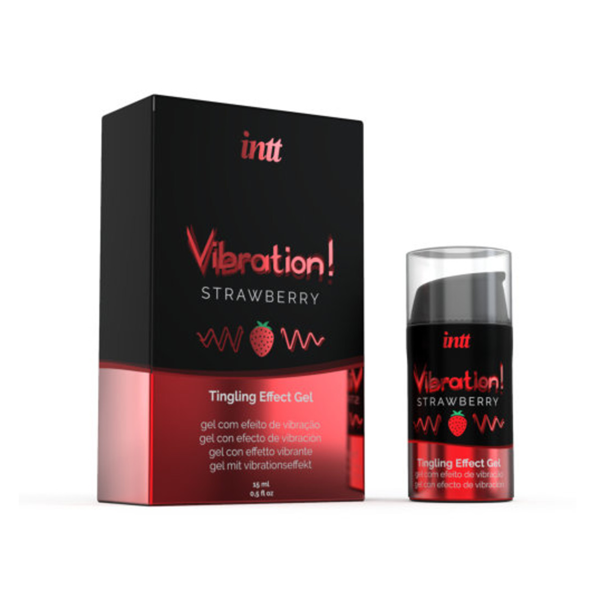 intt Strawberry Liquid Vibration 0.5 fl oz Secondary image