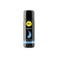 A single, small black bottle of Pjur Aqua 30ml water-based personal lubricant is centered against a white background. 