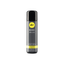 A gray bottle of Pjur Basic Silicone lubricant is isolated on a white background.