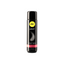 A black bottle of Pjur Light silicone-based personal lubricant 100ml with a yellow logo and pink label indicating "lighter formula no fragrance".