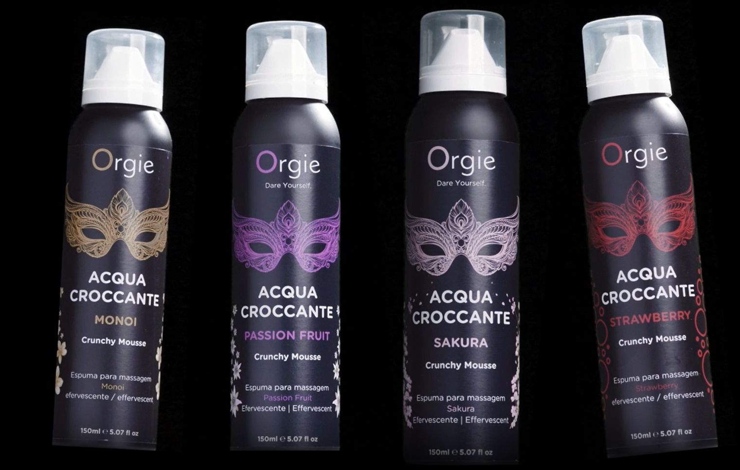 Orgie Acqua Croccante Passion Fruit Crunchy Mousse 150ml