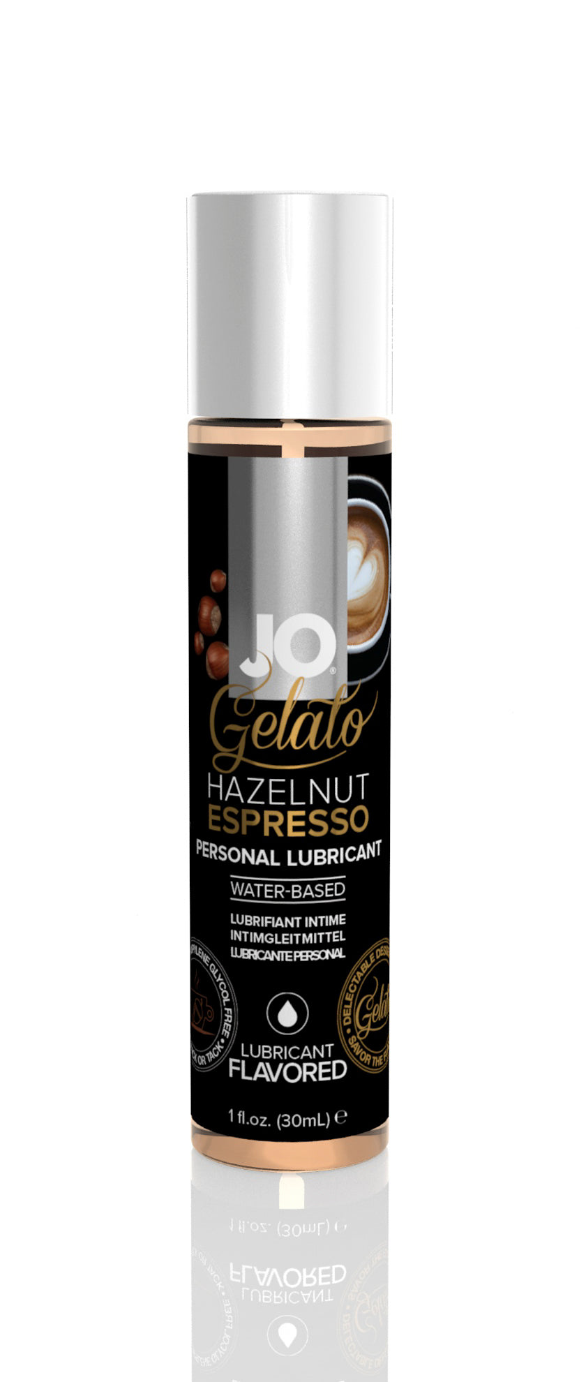 JO Gelato Hazelnut Espresso Lubricant Water-Based 1 fl oz