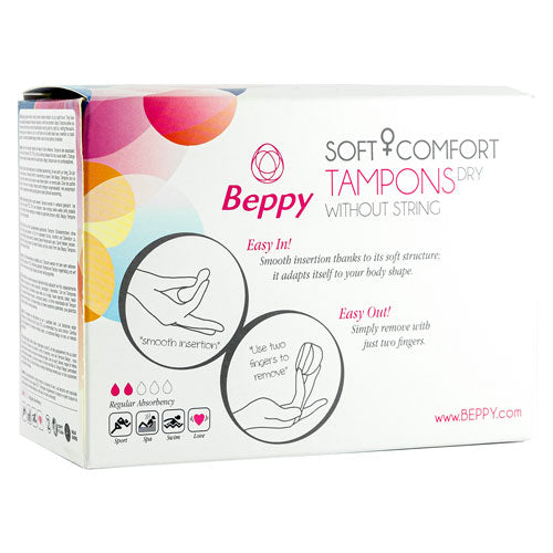 Beppy Soft Comfort Tampons DRY Box 8 Back