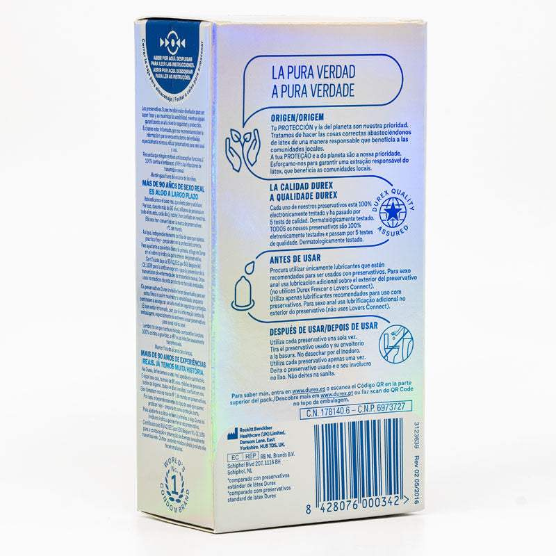 Durex Invisible Extra Sensitive 12 Box ️ WorldCondoms
