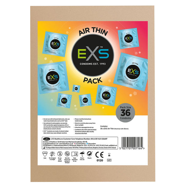EXS Air Thin Pack 36 Front | WorldCondoms