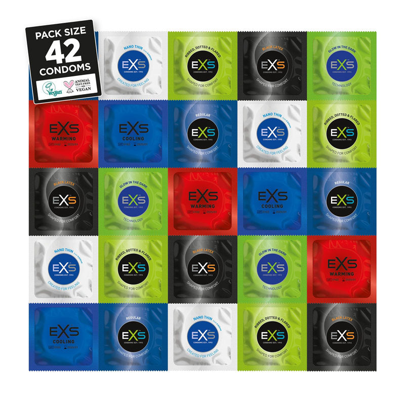 EXS Variety Pack 2 All Condom Types | WorldCondoms
