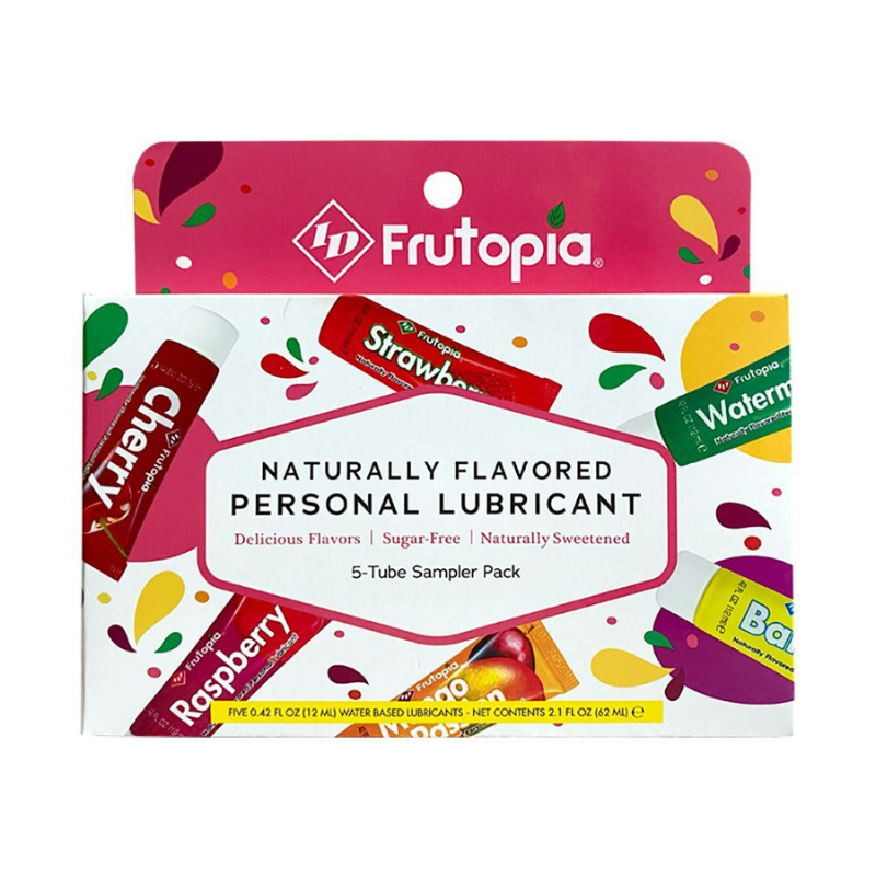 ID Frutopia Assorted Sampler Pack 5x12ml. MANG, STRAWBERRY, CHERRY, RASPBERRY, WATERMELON Main image