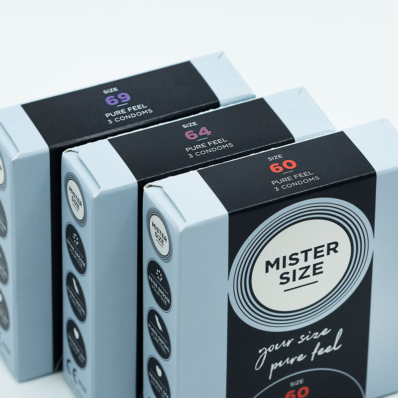 Mister Size Large Condoms Sampler 3 x 3 Pack