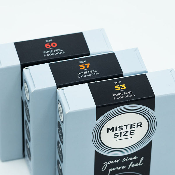 Mister Size Regular Condoms Sampler 3 x 3 Pack
