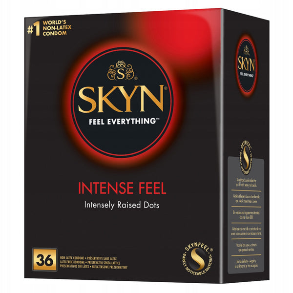 SKYN Intense Feel Intensely Raised Dots Textured Condoms Box