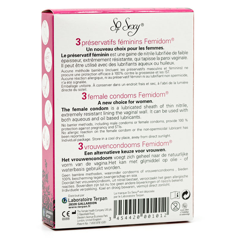 So Sexy Female Condoms Box 3 | WorldCondoms