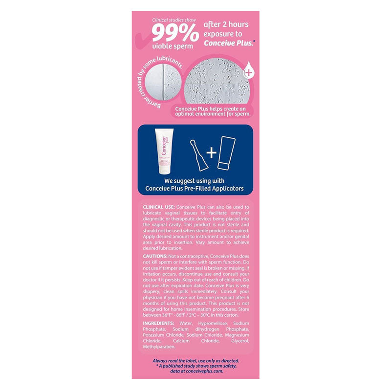Sasmar Conceive Plus Fertility Lubricant 75ml
