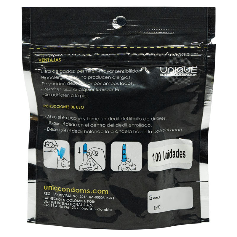 Uniq Dediles Finger Cots Pack 100