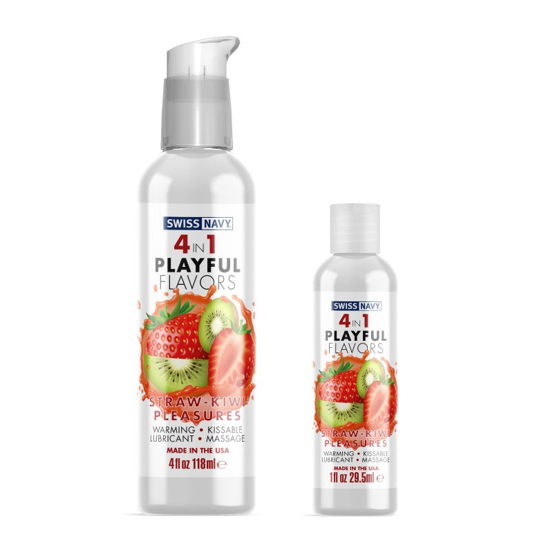 Swiss Navy 4in1 Straw-Kiwi Pleasures Main image
