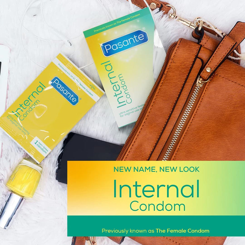 Pasante Internal Box 30 non-latex condoms ultra-sensitive feeling for vaginal use only