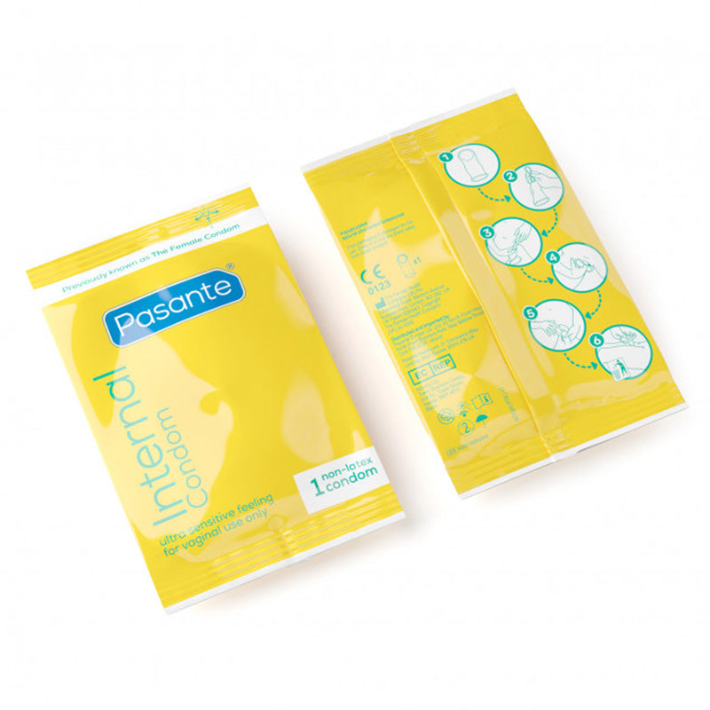 Pasante Internal Box 30 non-latex condoms ultra-sensitive feeling for vaginal use only